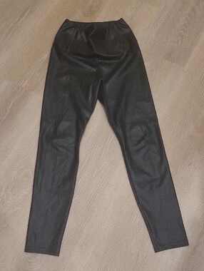Wilfred Black Faux Leather Leggings